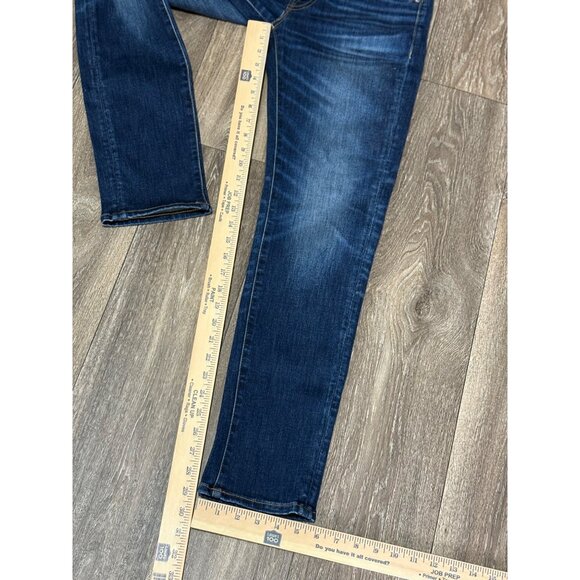 AMERICAN EAGLE NEXT LEVEL AIRFLEX WOMENS 28X30 DENIM BLUE STRETCH SLIM STRAIGHT - Picture 5 of 9